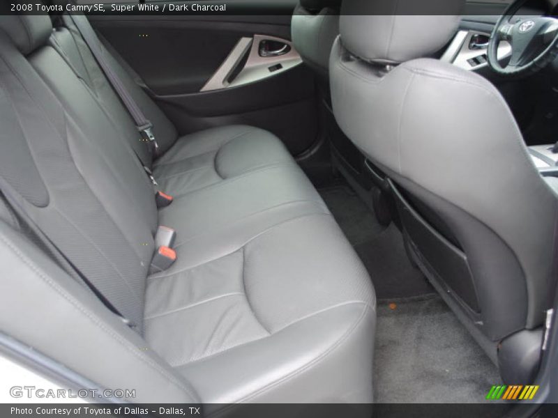Super White / Dark Charcoal 2008 Toyota Camry SE