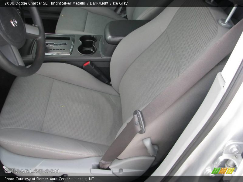 Bright Silver Metallic / Dark/Light Slate Gray 2008 Dodge Charger SE