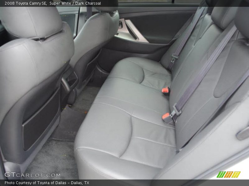 Super White / Dark Charcoal 2008 Toyota Camry SE