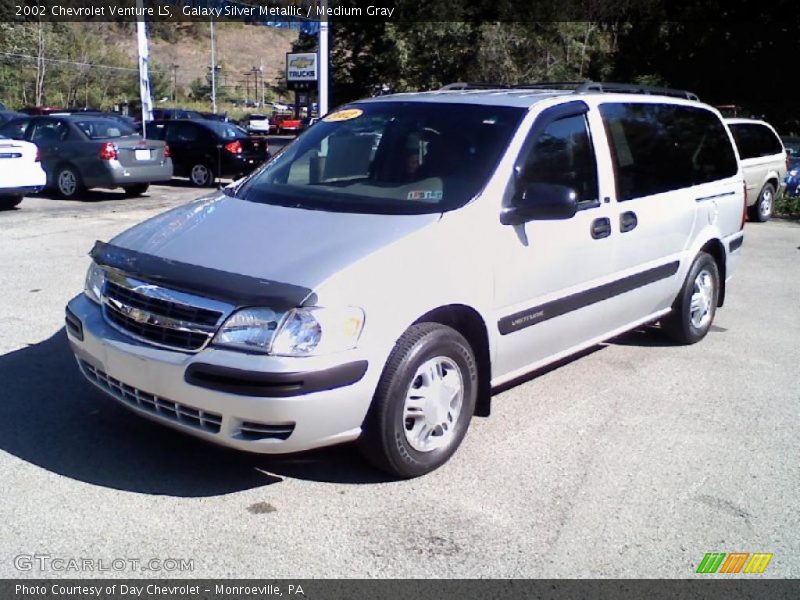 Galaxy Silver Metallic / Medium Gray 2002 Chevrolet Venture LS