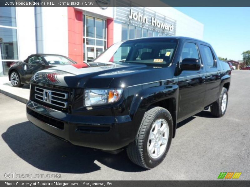 Formal Black / Gray 2008 Honda Ridgeline RTL