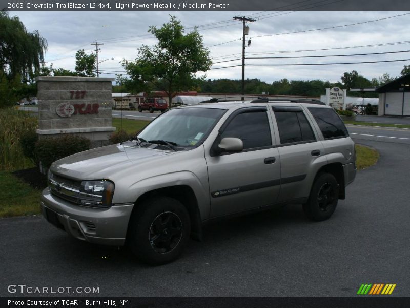 Light Pewter Metallic / Medium Pewter 2003 Chevrolet TrailBlazer LS 4x4