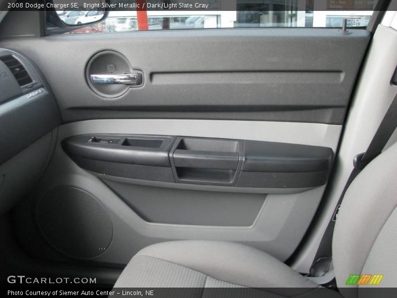 Bright Silver Metallic / Dark/Light Slate Gray 2008 Dodge Charger SE
