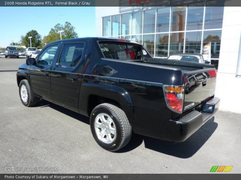 Formal Black / Gray 2008 Honda Ridgeline RTL