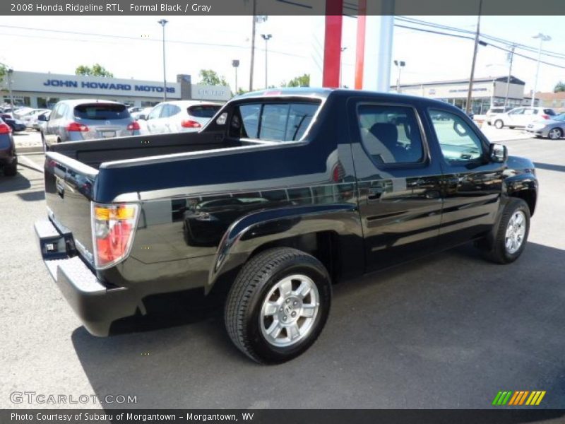 Formal Black / Gray 2008 Honda Ridgeline RTL