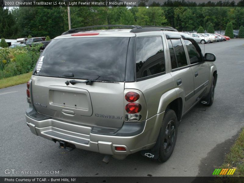 Light Pewter Metallic / Medium Pewter 2003 Chevrolet TrailBlazer LS 4x4