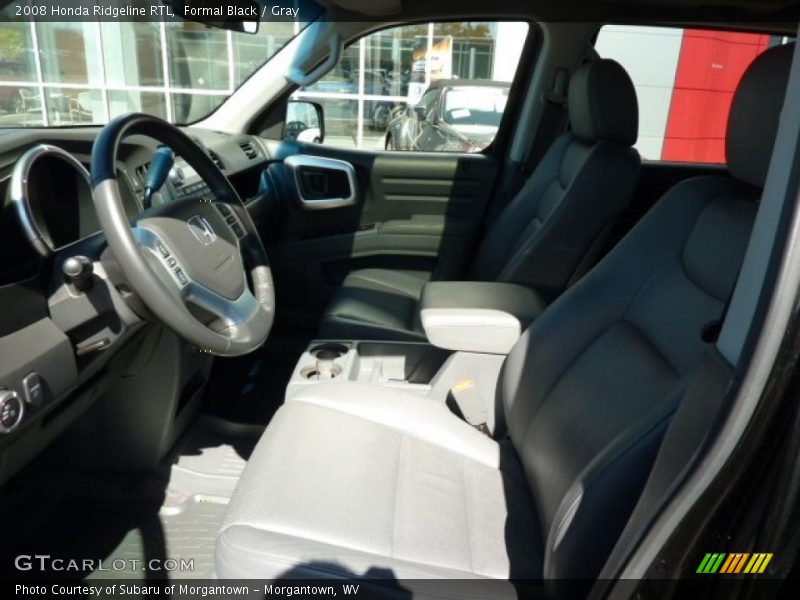 Formal Black / Gray 2008 Honda Ridgeline RTL