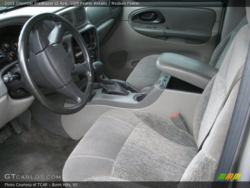 Light Pewter Metallic / Medium Pewter 2003 Chevrolet TrailBlazer LS 4x4