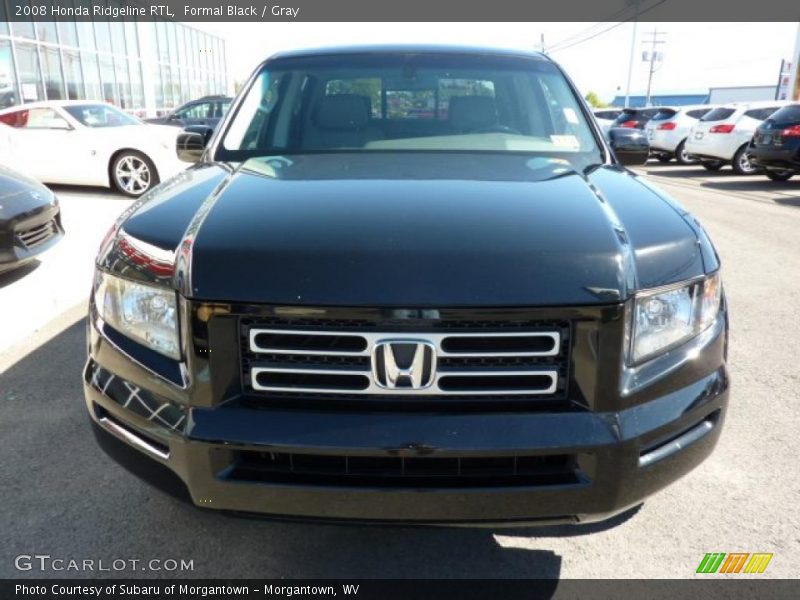 Formal Black / Gray 2008 Honda Ridgeline RTL