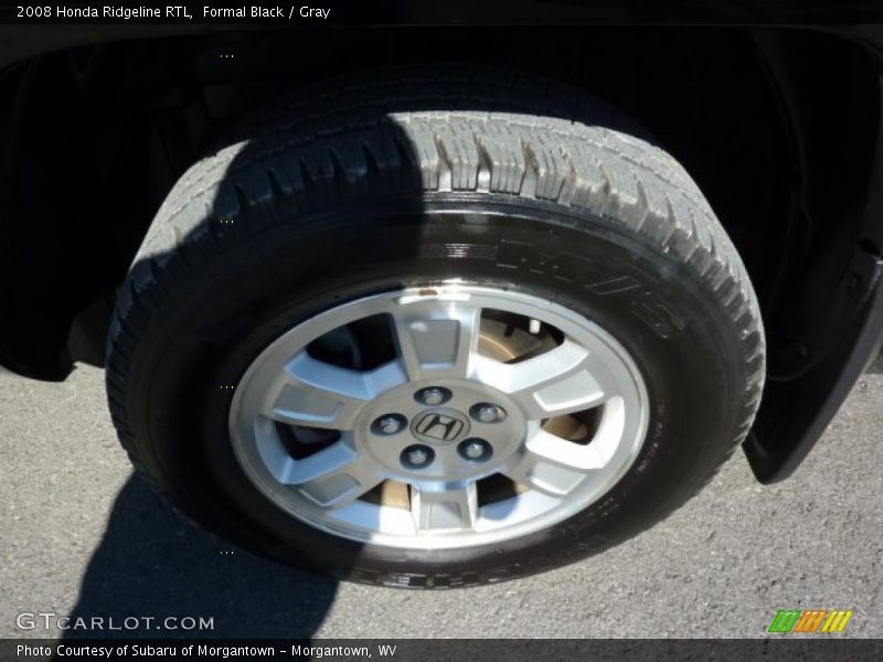 Formal Black / Gray 2008 Honda Ridgeline RTL
