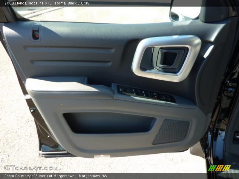 Formal Black / Gray 2008 Honda Ridgeline RTL