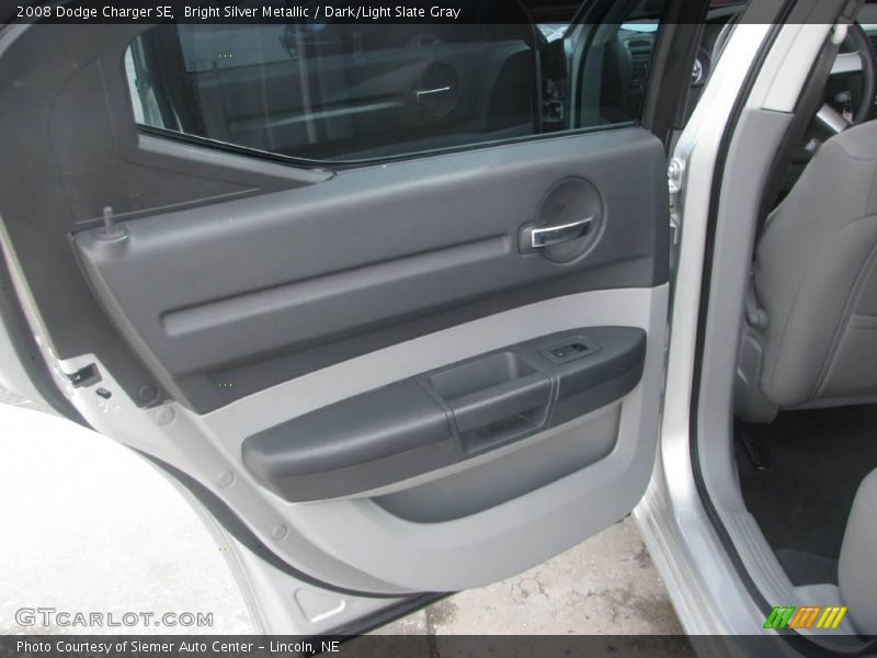 Bright Silver Metallic / Dark/Light Slate Gray 2008 Dodge Charger SE
