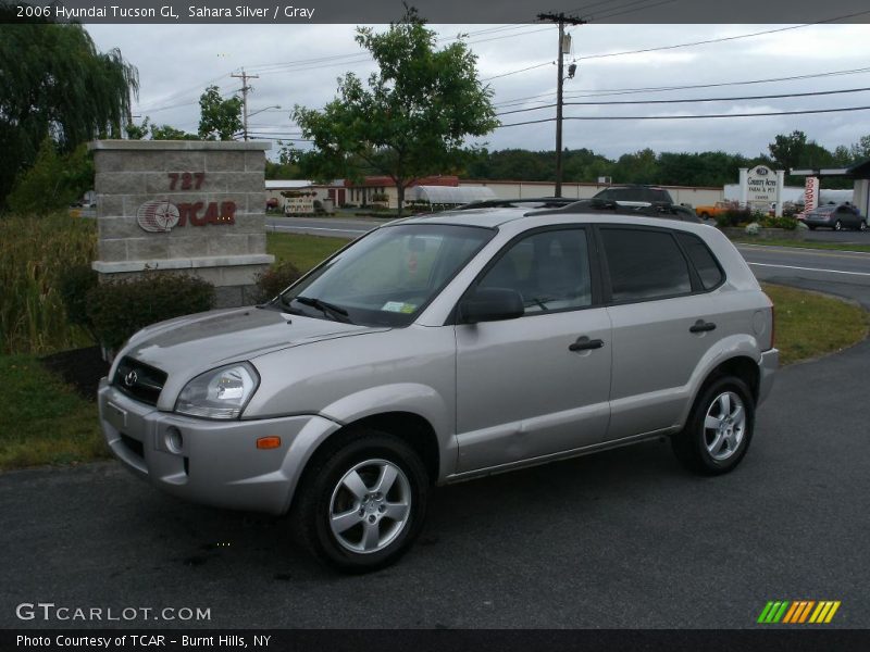 Sahara Silver / Gray 2006 Hyundai Tucson GL