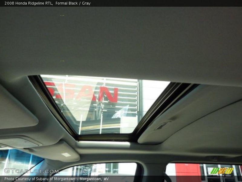 Formal Black / Gray 2008 Honda Ridgeline RTL