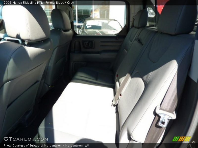 Formal Black / Gray 2008 Honda Ridgeline RTL