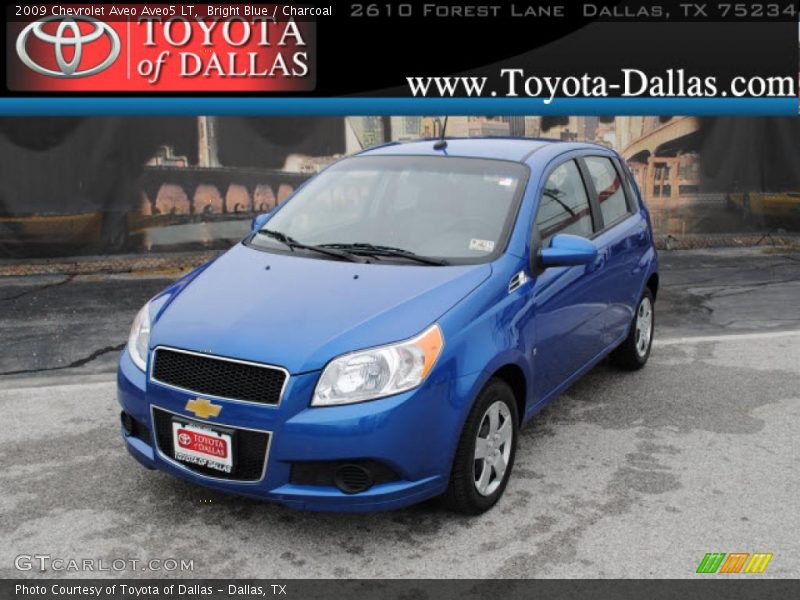 Bright Blue / Charcoal 2009 Chevrolet Aveo Aveo5 LT