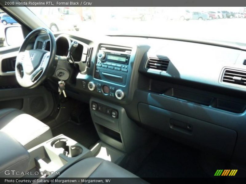 Formal Black / Gray 2008 Honda Ridgeline RTL