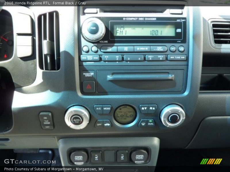 Formal Black / Gray 2008 Honda Ridgeline RTL