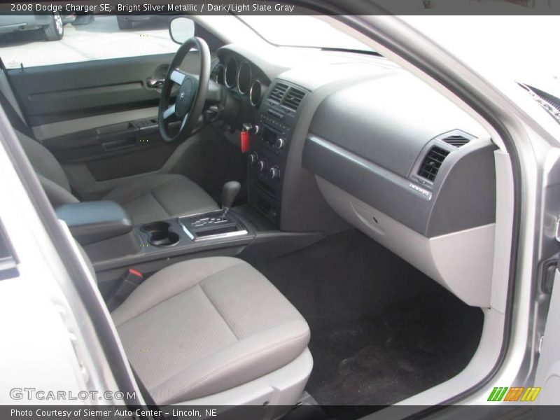 Bright Silver Metallic / Dark/Light Slate Gray 2008 Dodge Charger SE