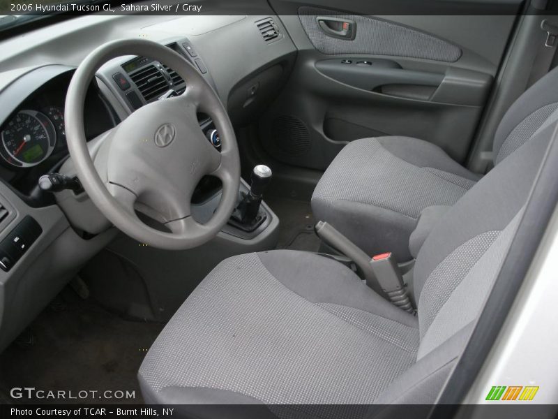 Sahara Silver / Gray 2006 Hyundai Tucson GL