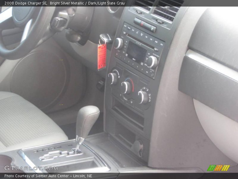 Bright Silver Metallic / Dark/Light Slate Gray 2008 Dodge Charger SE