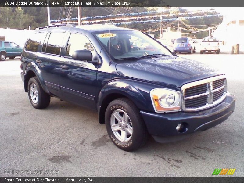 Patriot Blue Pearl / Medium Slate Gray 2004 Dodge Durango SLT 4x4