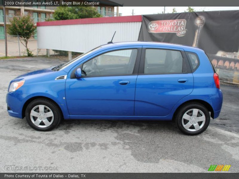 Bright Blue / Charcoal 2009 Chevrolet Aveo Aveo5 LT
