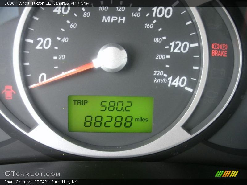Sahara Silver / Gray 2006 Hyundai Tucson GL