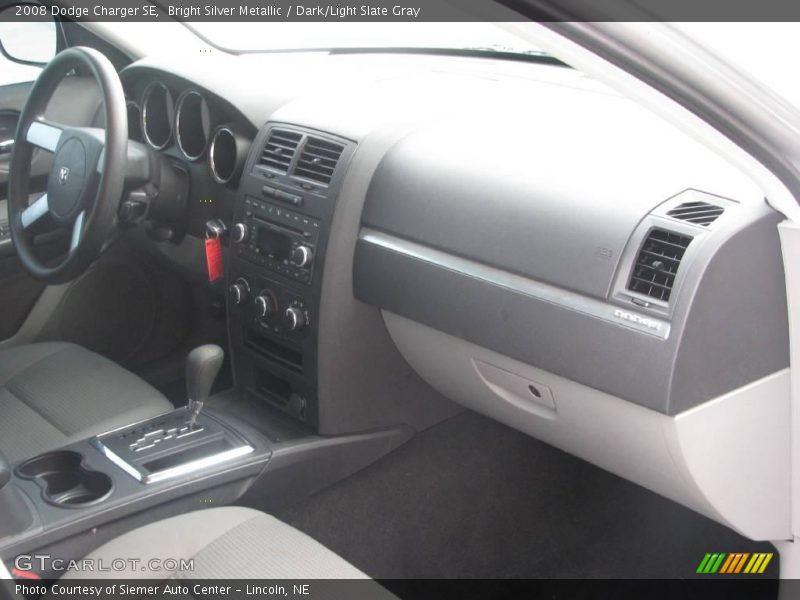 Bright Silver Metallic / Dark/Light Slate Gray 2008 Dodge Charger SE