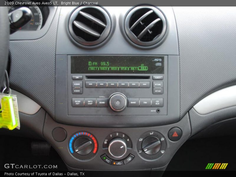 Bright Blue / Charcoal 2009 Chevrolet Aveo Aveo5 LT
