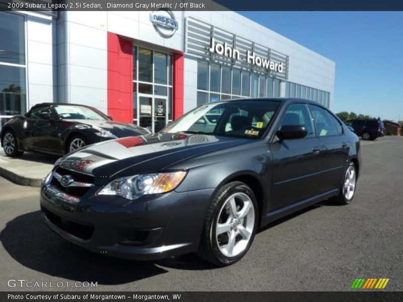 Diamond Gray Metallic / Off Black 2009 Subaru Legacy 2.5i Sedan