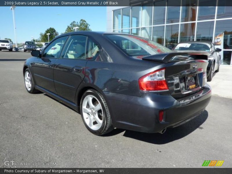 Diamond Gray Metallic / Off Black 2009 Subaru Legacy 2.5i Sedan