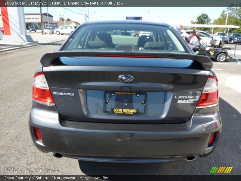 Diamond Gray Metallic / Off Black 2009 Subaru Legacy 2.5i Sedan
