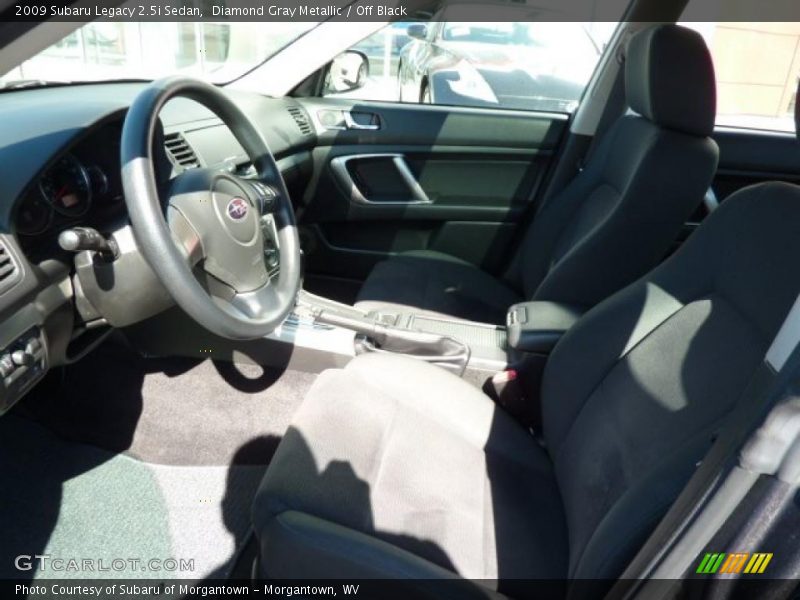 Diamond Gray Metallic / Off Black 2009 Subaru Legacy 2.5i Sedan
