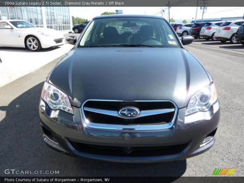 Diamond Gray Metallic / Off Black 2009 Subaru Legacy 2.5i Sedan