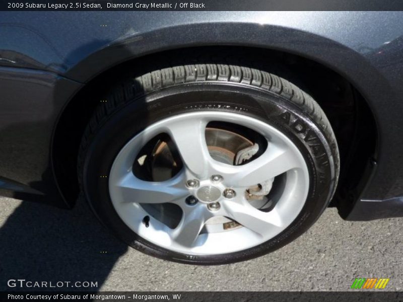 Diamond Gray Metallic / Off Black 2009 Subaru Legacy 2.5i Sedan