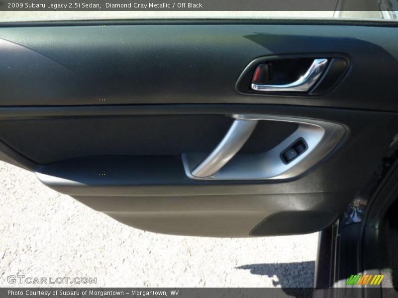 Diamond Gray Metallic / Off Black 2009 Subaru Legacy 2.5i Sedan