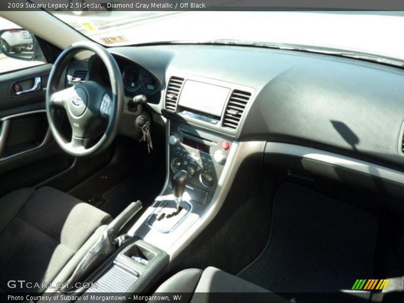 Diamond Gray Metallic / Off Black 2009 Subaru Legacy 2.5i Sedan