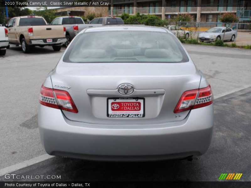 Classic Silver Metallic / Ash Gray 2010 Toyota Camry LE