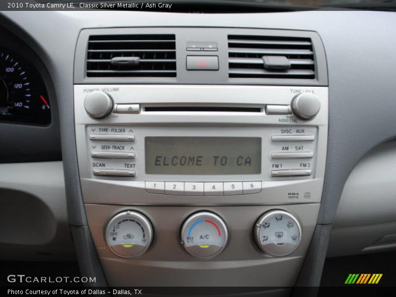 Classic Silver Metallic / Ash Gray 2010 Toyota Camry LE