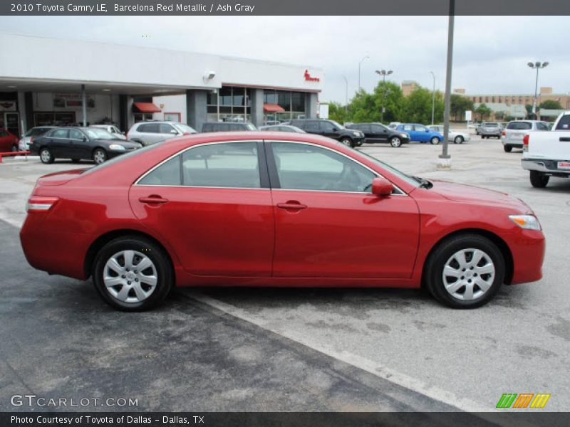Barcelona Red Metallic / Ash Gray 2010 Toyota Camry LE