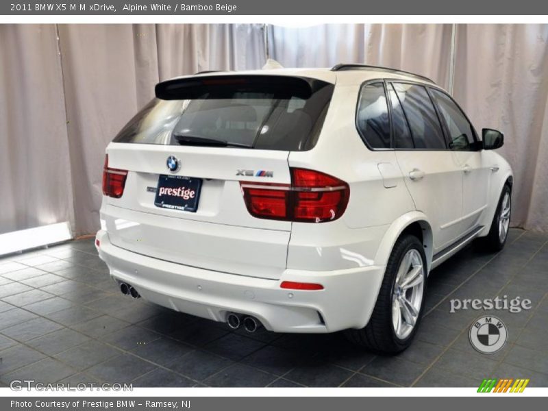 Alpine White / Bamboo Beige 2011 BMW X5 M M xDrive