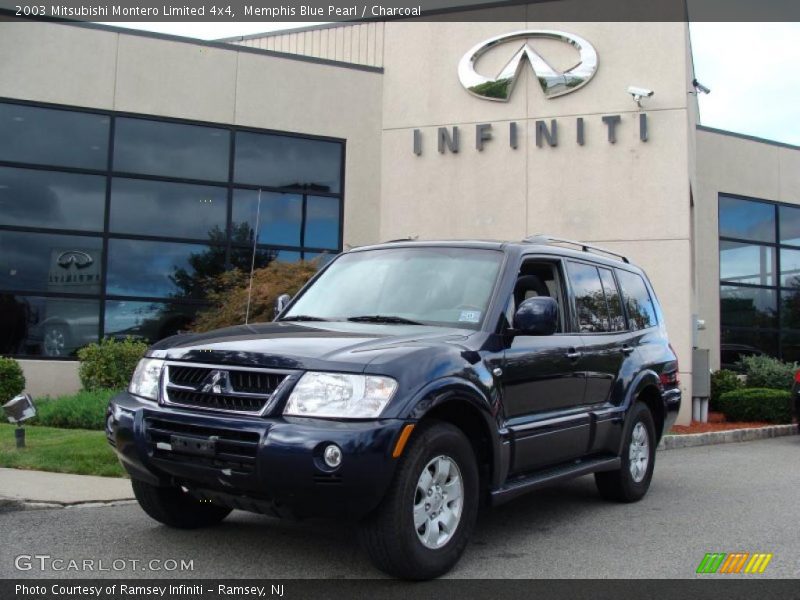 Memphis Blue Pearl / Charcoal 2003 Mitsubishi Montero Limited 4x4