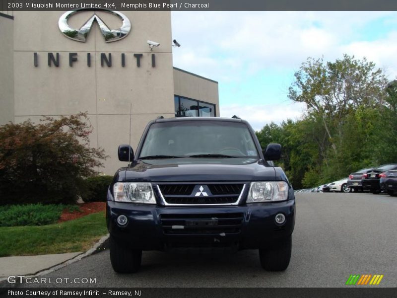 Memphis Blue Pearl / Charcoal 2003 Mitsubishi Montero Limited 4x4
