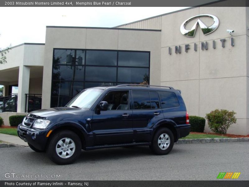Memphis Blue Pearl / Charcoal 2003 Mitsubishi Montero Limited 4x4