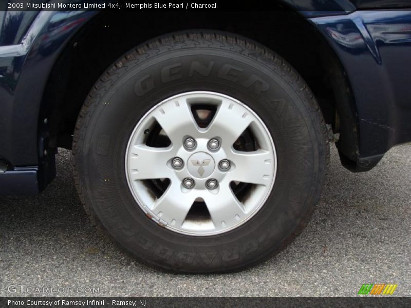 Memphis Blue Pearl / Charcoal 2003 Mitsubishi Montero Limited 4x4