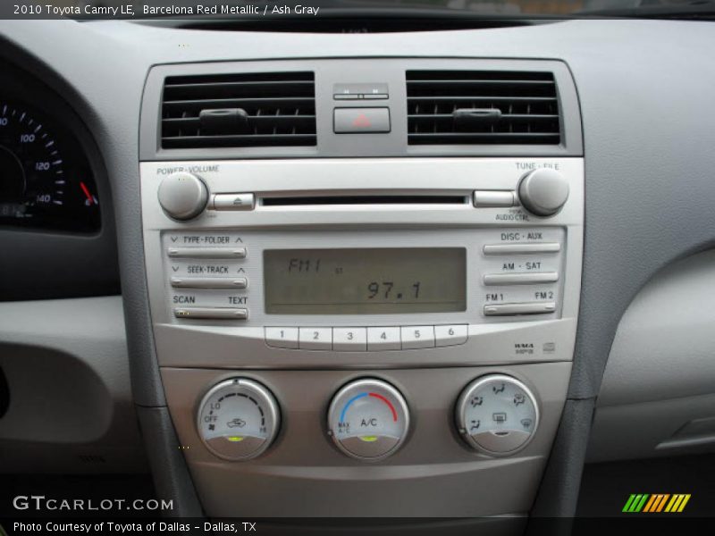 Barcelona Red Metallic / Ash Gray 2010 Toyota Camry LE
