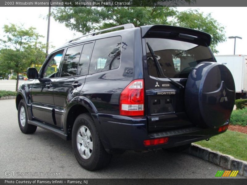 Memphis Blue Pearl / Charcoal 2003 Mitsubishi Montero Limited 4x4