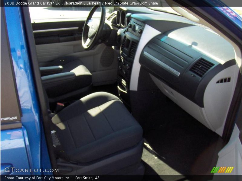 Marathon Blue Pearl / Medium Slate Gray/Light Shale 2008 Dodge Grand Caravan SXT