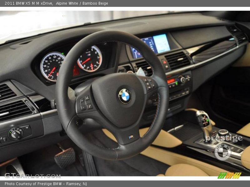 Alpine White / Bamboo Beige 2011 BMW X5 M M xDrive
